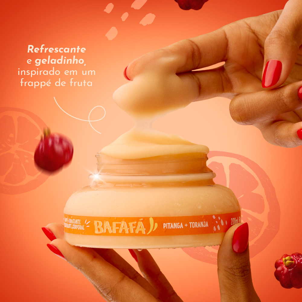 Frappé Hidratante Desodorante Corporal Bafafá 200mL, ,  large image number 1